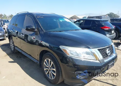 2016 Nissan Pathfinder S из США, поврежденный, VIN 5N1AR2MN6GC665176